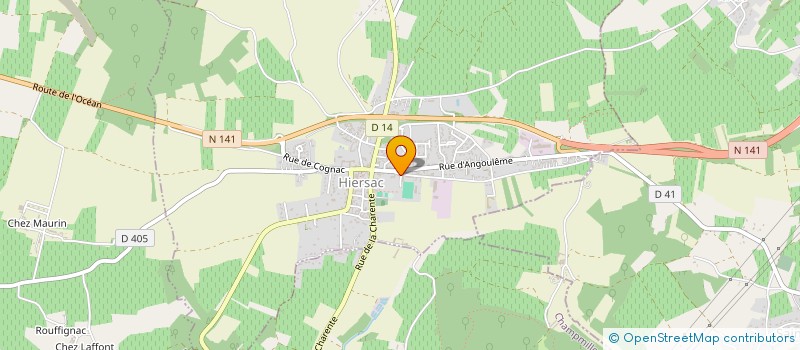 localisation de l'entreprise MADAME MELANIE GOMEZ à HIERSAC