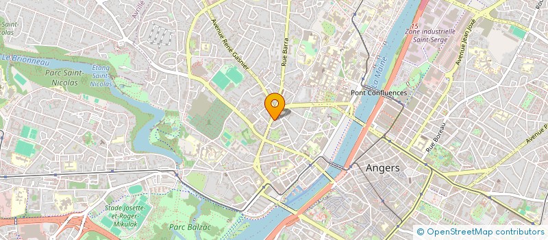 localisation de l'entreprise MADAME MELANIE GONZALO à ANGERS