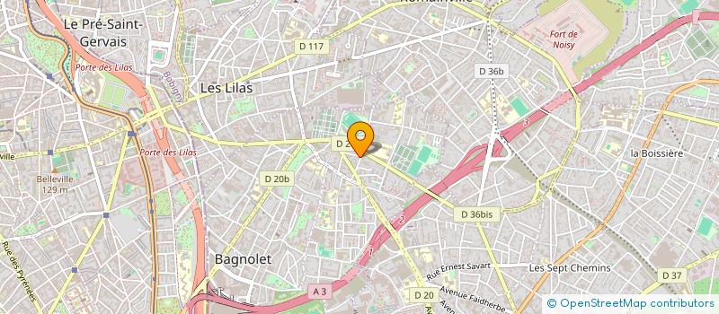 localisation de l'entreprise MADAME MELANIE GORKIEWIEZ à BAGNOLET