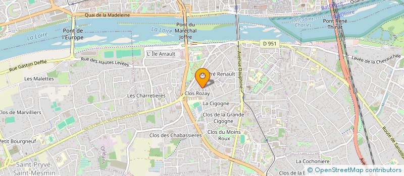 localisation de l'entreprise MADAME MELANIE GOUGE à ORLEANS