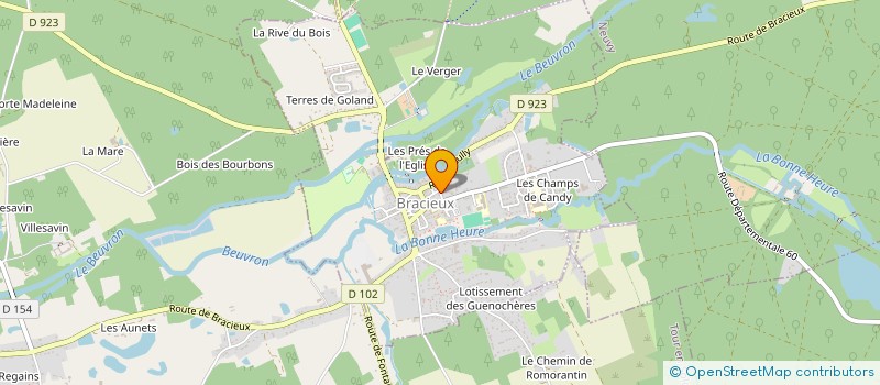 localisation de l'entreprise MADAME MELANIE GOURDIN  BRACIEUX