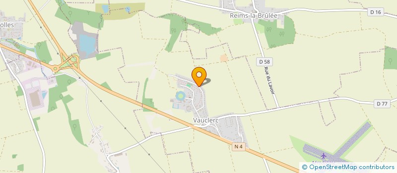 localisation de l'entreprise MADAME MELANIE GOURISSE  VAUCLERC