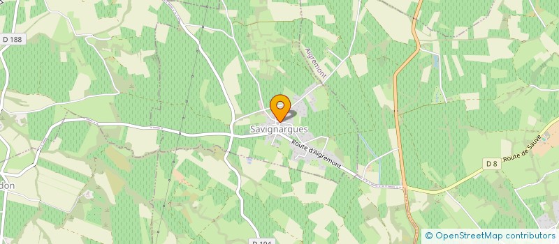 localisation de l'entreprise MADAME MELANIE GOUT  SAVIGNARGUES