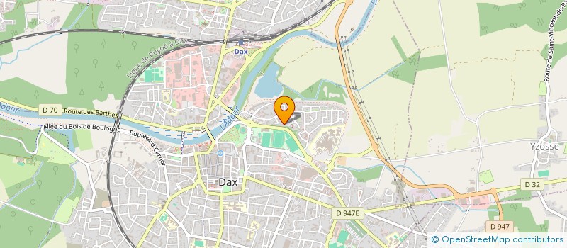 localisation de l'entreprise MADAME MELANIE GRACIET  DAX