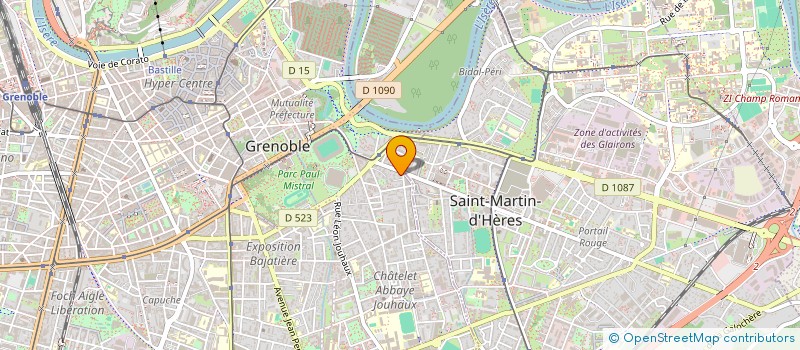 localisation de l'entreprise MADAME MELANIE GRAVIER  GRENOBLE