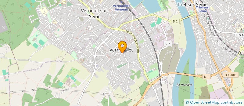 localisation de l'entreprise MADAME MELANIE GRENIER à VERNOUILLET