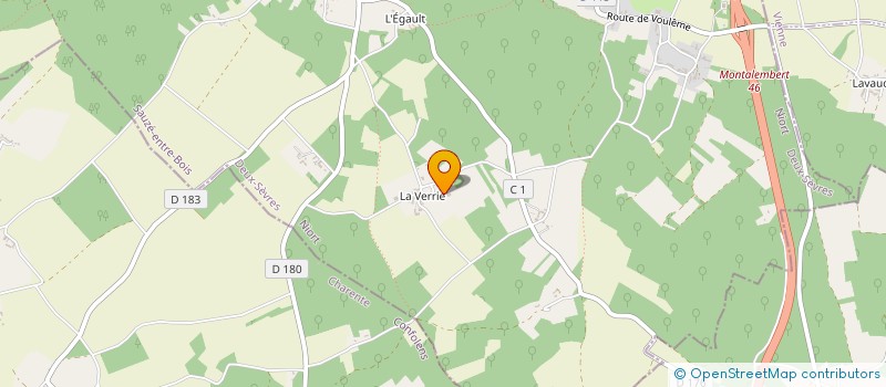 localisation de l'entreprise MADAME MELANIE GROLAUD  MONTALEMBERT