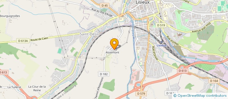 localisation de l'entreprise MADAME MELANIE GRUCHALA  SAINT-DESIR