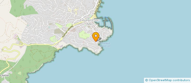 localisation de l'entreprise MADAME MELANIE GUERILLOT à CAVALAIRE-SUR-MER