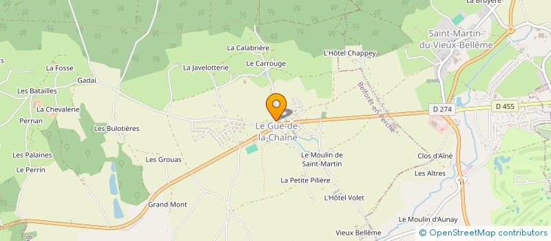 localisation de l'entreprise MADAME MELANIE GUERIN à BELFORET-EN-PERCHE