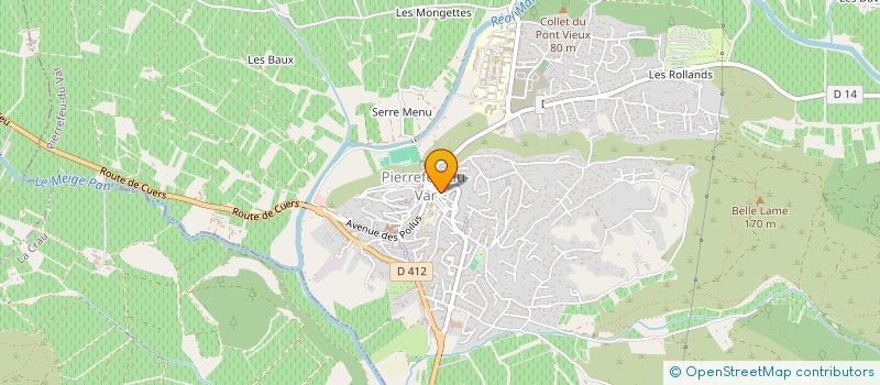 localisation de l'entreprise MADAME MELANIE GUERIN  PIERREFEU-DU-VAR