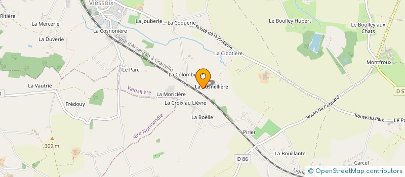 localisation de l'entreprise MADAME MELANIE GUERIN  VALDALLIERE