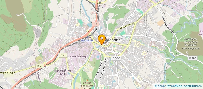 localisation de l'entreprise MADAME MELANIE GUETCHIDJIAN  GARDANNE