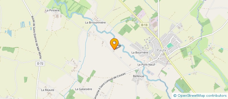 localisation de l'entreprise MADAME MELANIE GUIBERT  PAULX