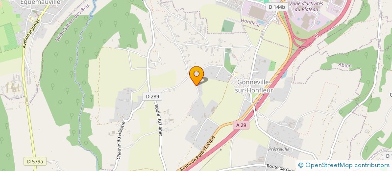 localisation de l'entreprise MADAME MELANIE GUIGOURESSE  GONNEVILLE-SUR-HONFLEUR