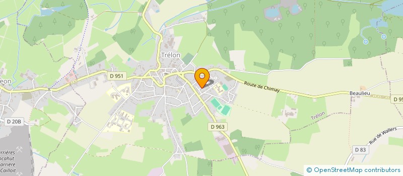 localisation de l'entreprise MADAME MELANIE GUILAIN  TRELON