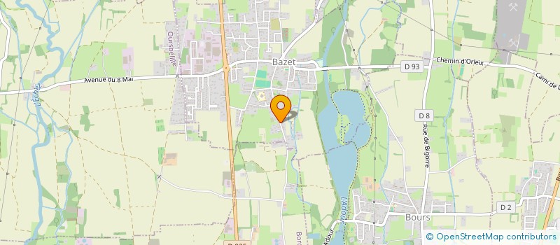 localisation de l'entreprise MADAME MELANIE GUILENTO  BAZET