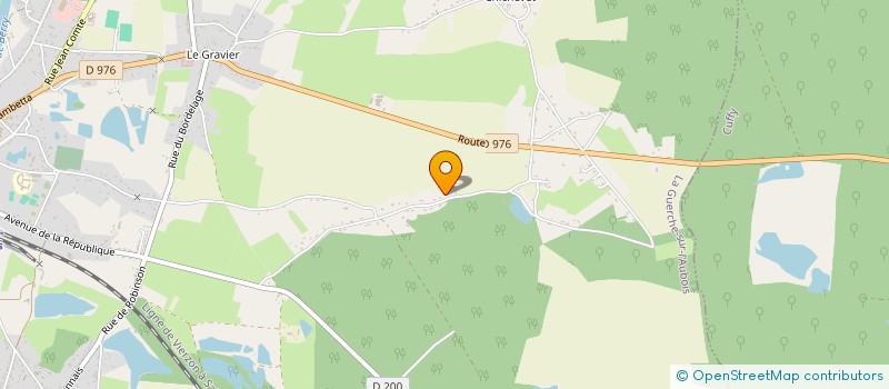 localisation de l'entreprise MADAME MELANIE GUILLAUDAT  LA GUERCHE-SUR-L'AUBOIS