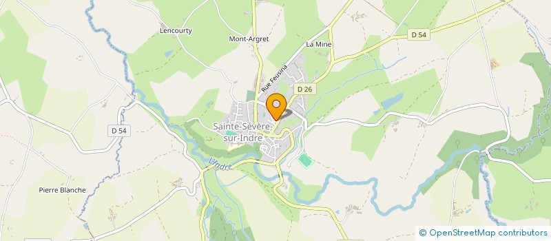 localisation de l'entreprise MADAME MELANIE GUILLEMIN à SAINTE-SEVERE-SUR-INDRE