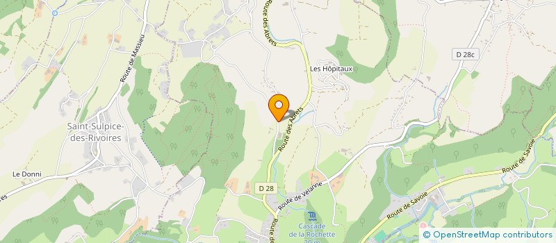 localisation de l'entreprise MADAME MELANIE GUILLERMIER  SAINT-GEOIRE-EN-VALDAINE