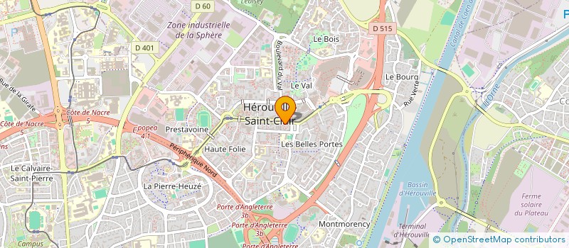 localisation de l'entreprise MADAME MELANIE GUILLOT à HEROUVILLE-SAINT-CLAIR