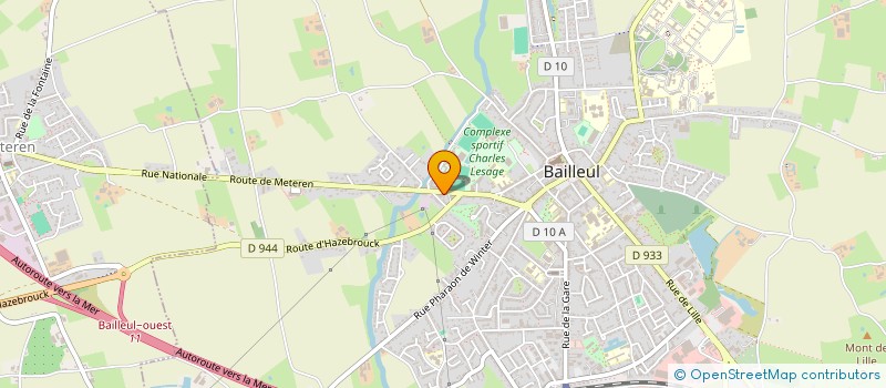 localisation de l'entreprise MADAME MELANIE GUILLUY à BAILLEUL
