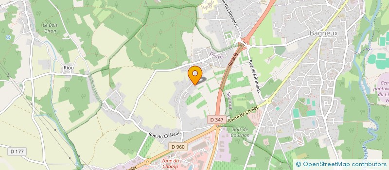 localisation de l'entreprise MADAME MELANIE GUITTON  DISTRE