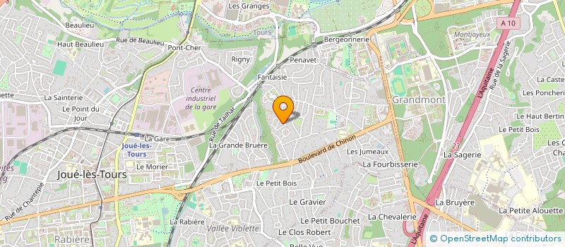 localisation de l'entreprise MADAME MELANIE GUNDER  JOUE-LES-TOURS