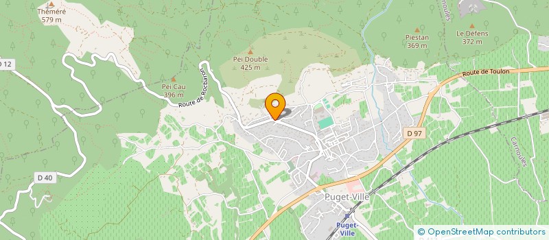 localisation de l'entreprise MADAME MELANIE HARTMANN  CUERS