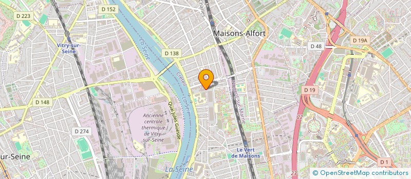 localisation de l'entreprise MADAME MELANIE HASSEINE  ALFORTVILLE