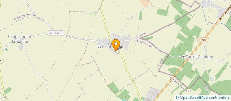 localisation de l'entreprise MADAME MELANIE HAUBERT à LES PINTHIERES