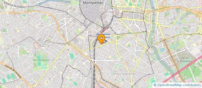 localisation de l'entreprise MADAME MELANIE HAUSS à MONTPELLIER