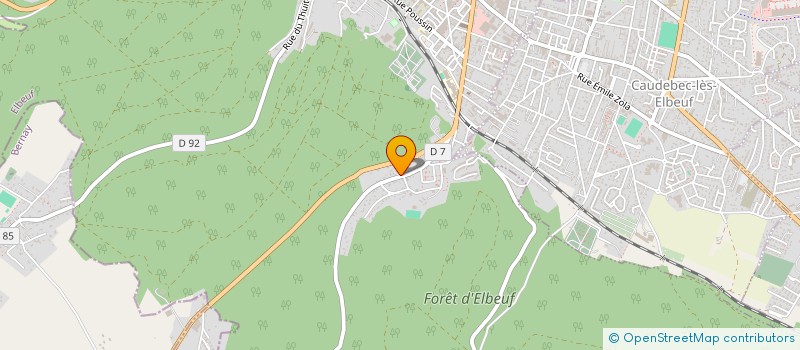 localisation de l'entreprise MADAME MELANIE HAUTOT à ELBEUF