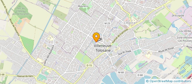 localisation de l'entreprise MADAME MELANIE HAVEZ à VILLENEUVE-TOLOSANE