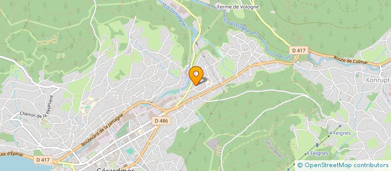 localisation de l'entreprise MADAME MELANIE HAWKINS  GERARDMER