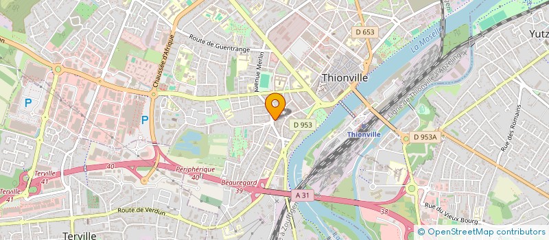 localisation de l'entreprise MADAME MELANIE HENCKES  THIONVILLE