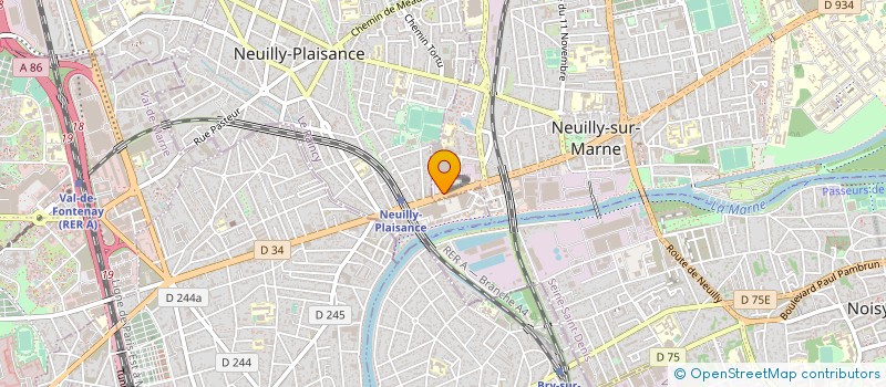 localisation de l'entreprise MADAME MELANIE HIEP à NEUILLY-SUR-MARNE