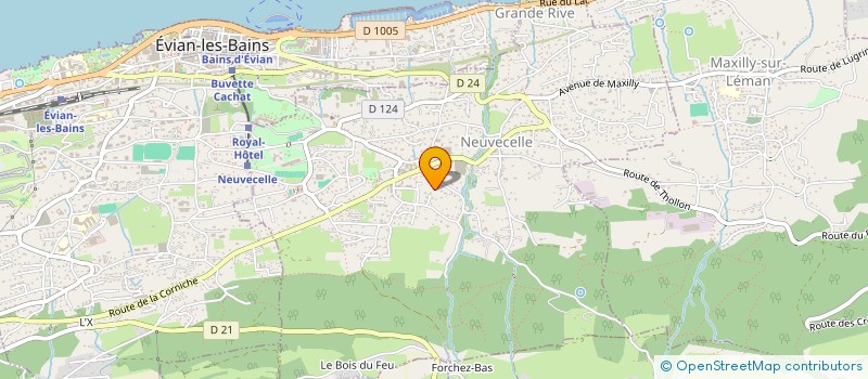 localisation de l'entreprise MADAME MELANIE HOARAU à NEUVECELLE