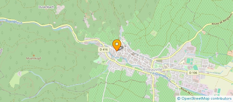 localisation de l'entreprise MADAME MELANIE HOF  RIBEAUVILLE