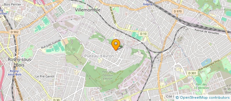 localisation de l'entreprise MADAME MELANIE HONNORAT à NEUILLY-PLAISANCE