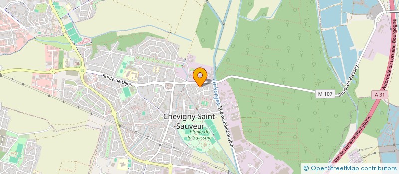 localisation de l'entreprise MADAME MELANIE HORY  CHEVIGNY-SAINT-SAUVEUR