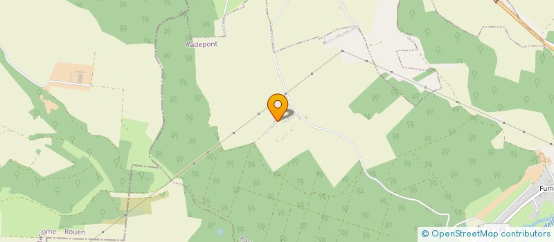 localisation de l'entreprise MADAME MELANIE HOUEE  RADEPONT