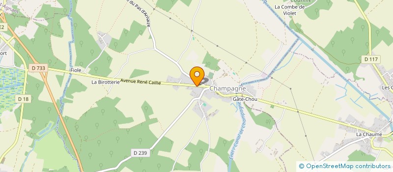 localisation de l'entreprise MADAME MELANIE HU  CHAMPAGNE