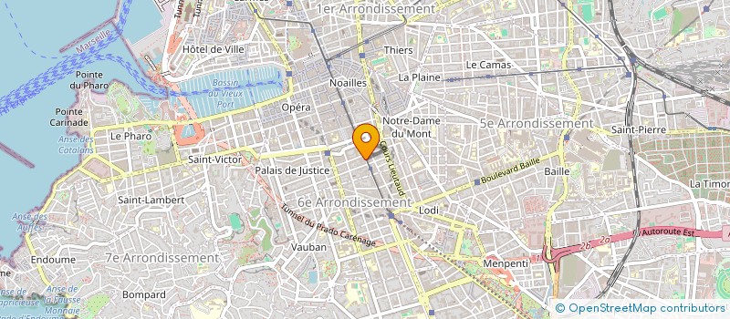 localisation de l'entreprise MADAME MELANIE HUET  MARSEILLE