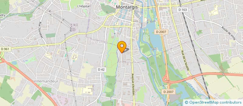localisation de l'entreprise MADAME MELANIE HUGOT à MONTARGIS