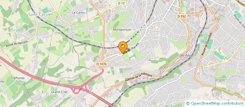 localisation de l'entreprise MADAME MELANIE IKHLEF à VOIRON