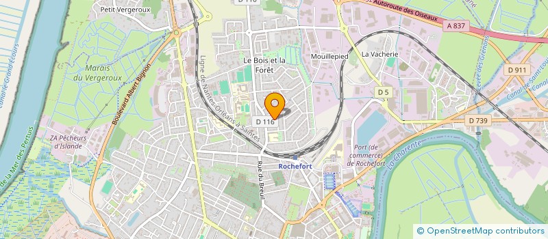 localisation de l'entreprise MADAME MELANIE ILEAU  ROCHEFORT