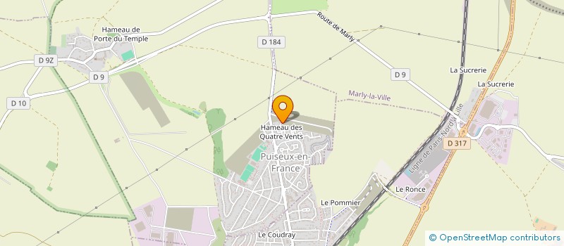 localisation de l'entreprise MADAME MELANIE INGRASSIA  PUISEUX-EN-FRANCE