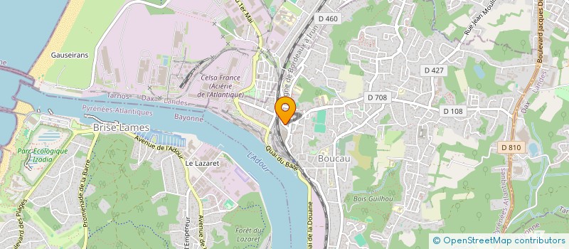 localisation de l'entreprise MADAME MELANIE IUNG  BOUCAU