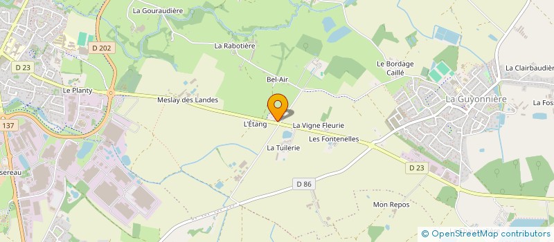 localisation de l'entreprise MADAME MELANIE JACQUINOT à MONTAIGU-VENDEE